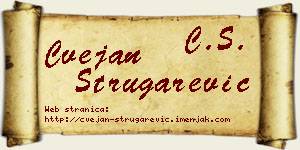 Cvejan Strugarević vizit kartica